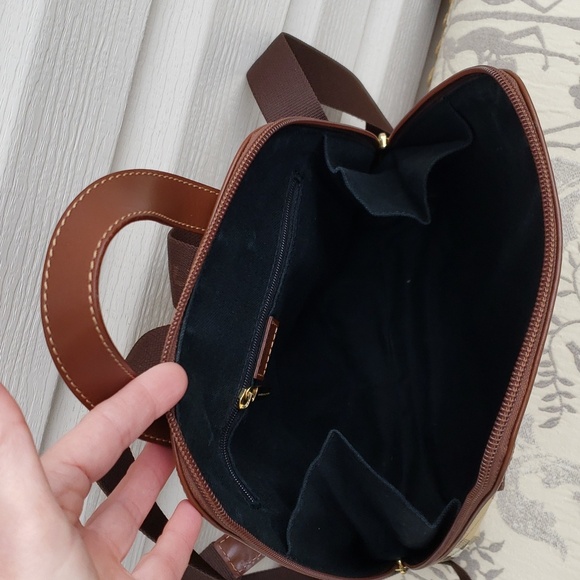 BURBERRY HAYMARKET CHECK VINTAGE BACKPACK - Picture 11 of 14